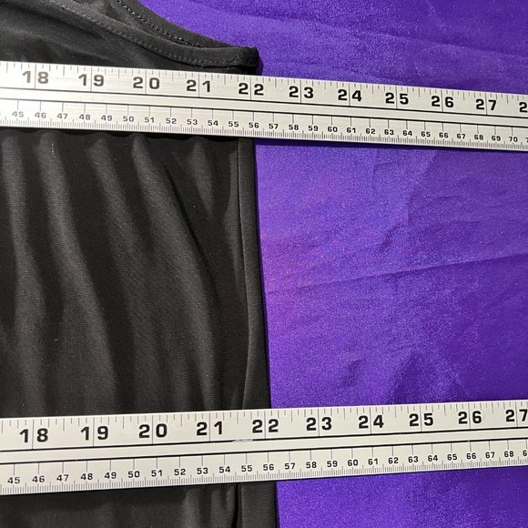 📌Susan Lawrence Maxi Plus Size Slim Looking Silhouette Dress & Geometric Print - Picture 10 of 13